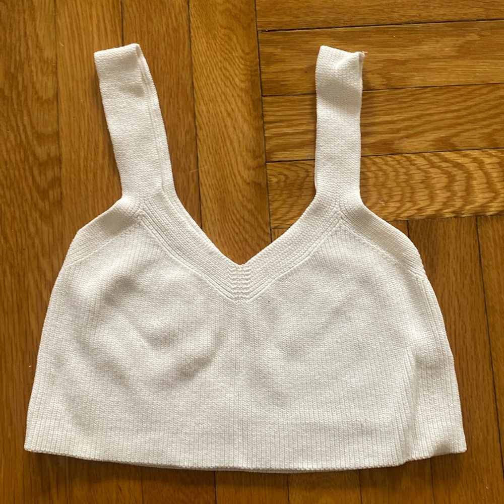 Wilfred Cropped Knit Top from Aritizia